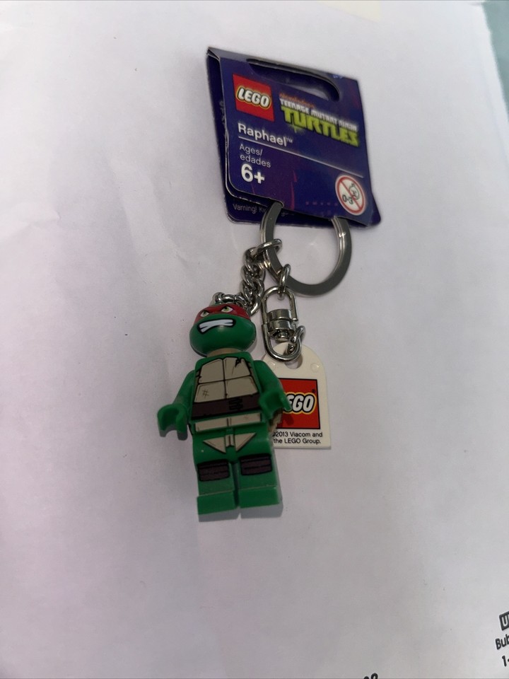 Lego TMNT Teenage Mutant Ninja Turtles 850656 Raphael Keyring - Rare ...