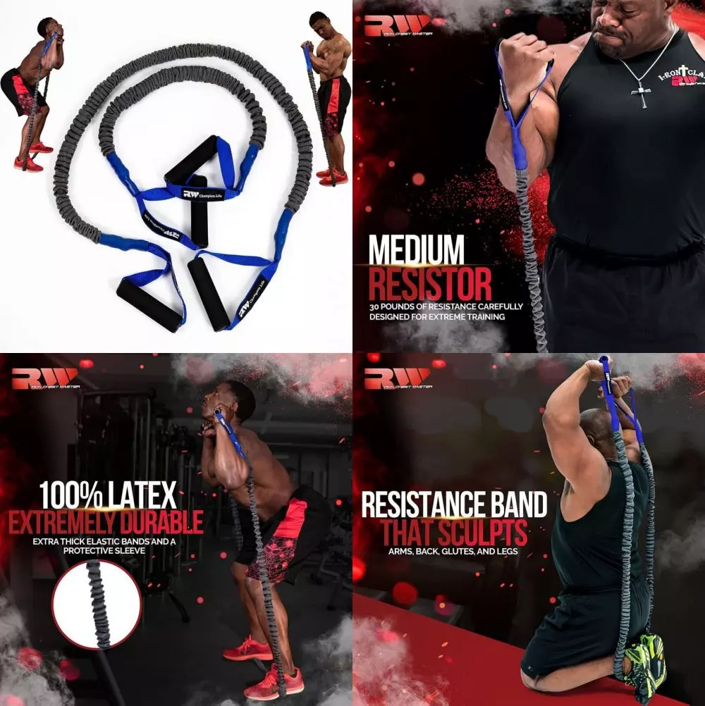 Ron Williams Fitness Resistance Band with Handles