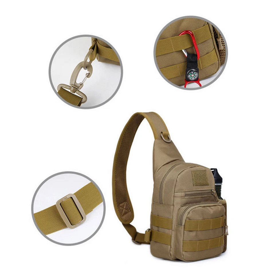 Taktische Umhängetasche Molle Schultertasche Bundeswehr Tasche BW Brusttasche - Bild 2 von 4