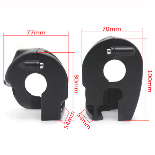 Black Switch Housing Cover For 1999-2012 Yamaha Xvs V-Star 1100 Custom Xvs1100 - Picture 2 of 8
