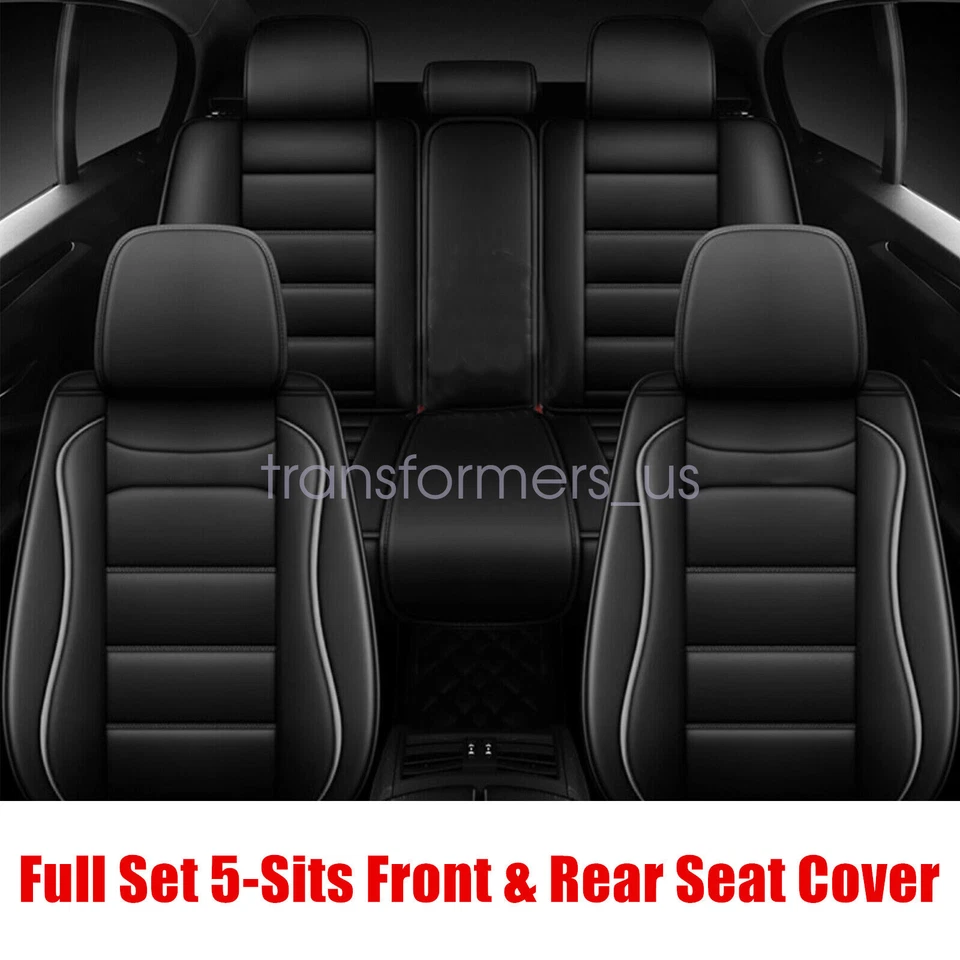 Juego completo de funda de asiento de auto de cuero de lujo para Hyundai Elantra/Tucson/Sonata/Accent Foto 2 de 4