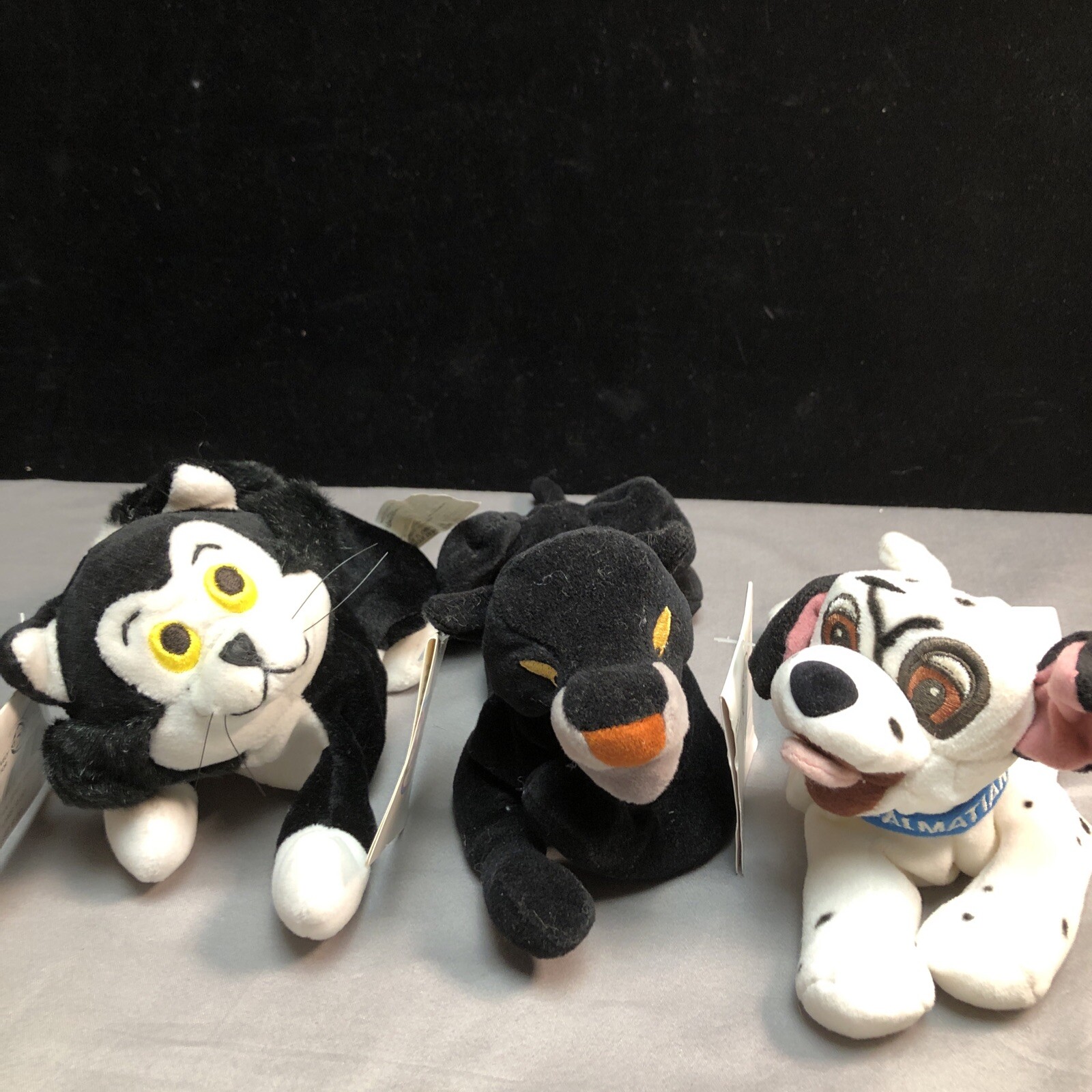 Disney Mini Bean Bag Figaro 8” 3 Plush