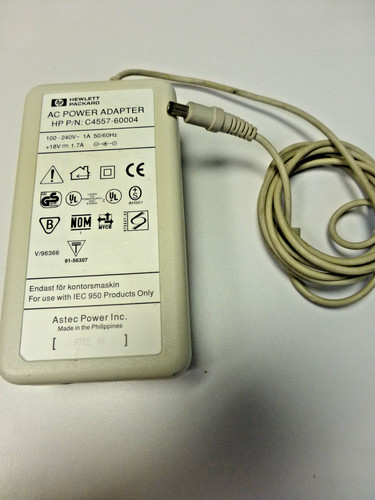HP Hewlett Packard Drucker Netzteil C4557-60004 DC 18 V- 1,7A 5mm Stecker