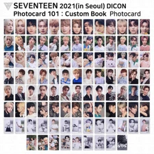 SEVENTEEN 2021 in Seoul Dicon Photocard 101 : Custom Book Photocard KPOP K-POP