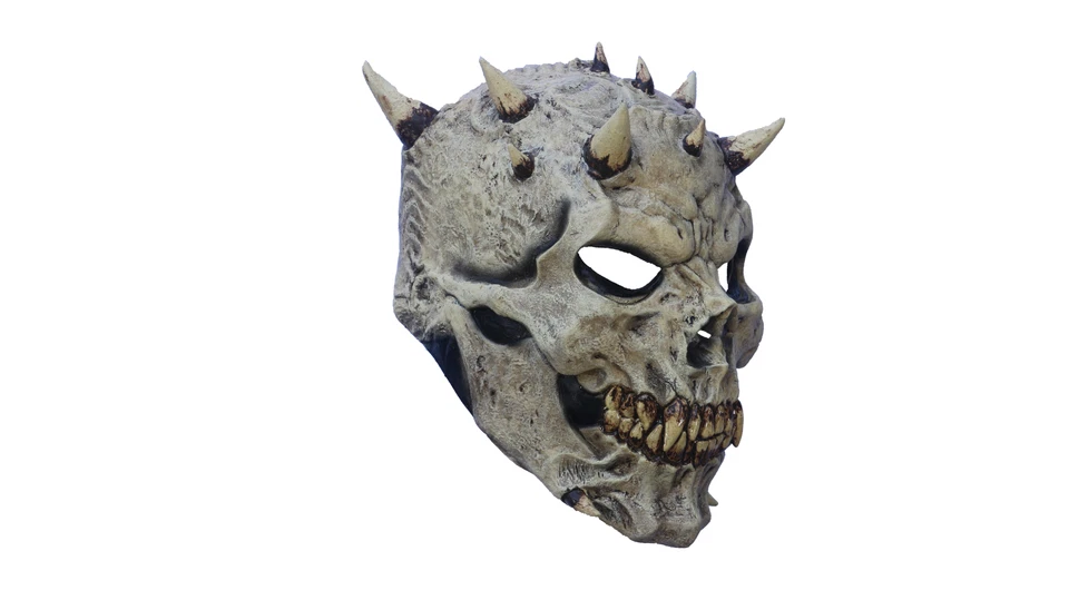 Ghoulish Productions Spikes Latex Face Mask Horror Halloween Cosplay - Image 3 of 4