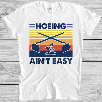 T-Shirt Hacken ist nicht einfach lustig Vintage Gartenarbeit Parodie Kräuterkunde Geschenk 4016