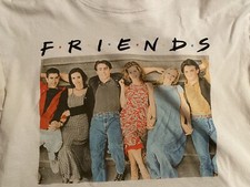 Friends 90&rsquo;s TV show White Cropped Womens T-shirt M