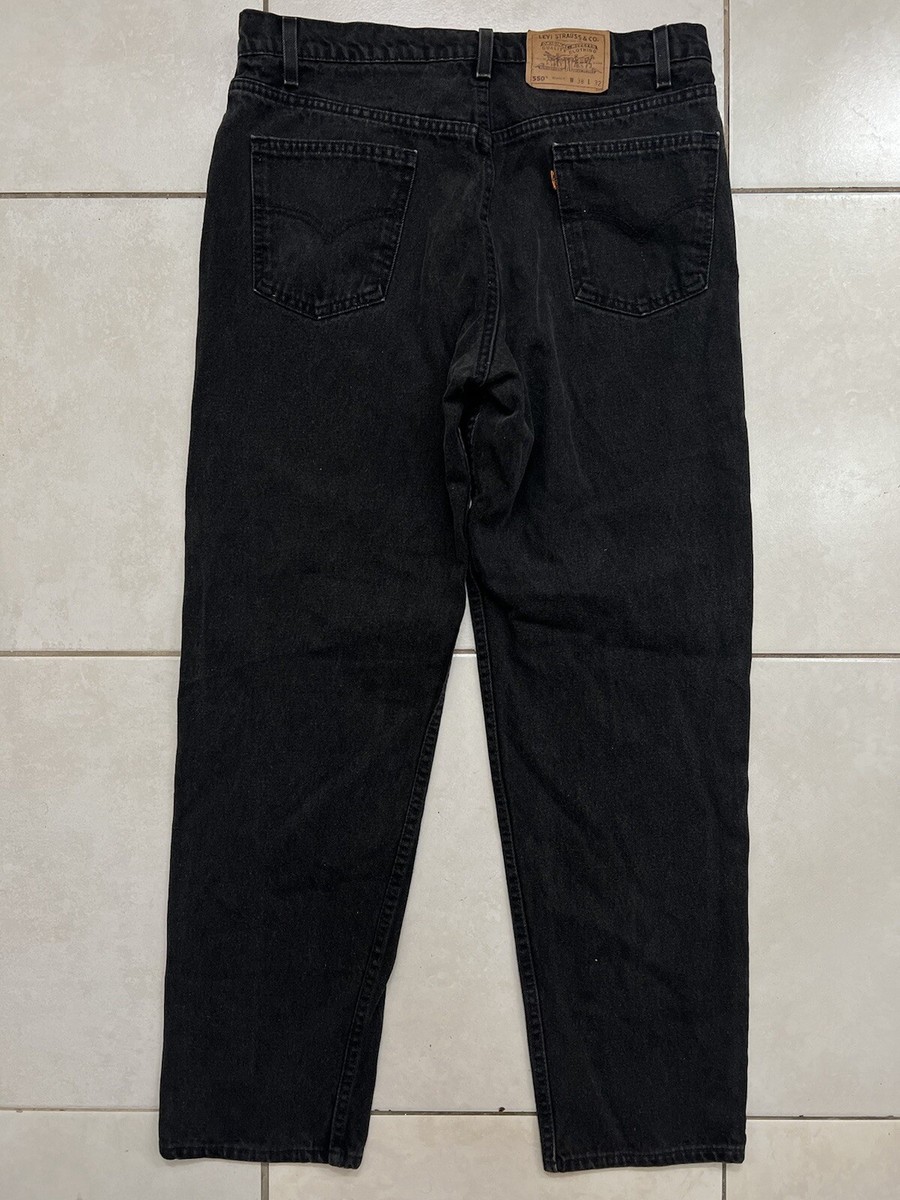 Vintage Levis 550 Orange Tab Relaxed Fit Stone Wash Jeans