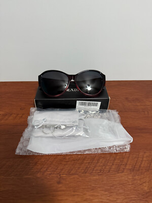 Poraday Sunglasses Round Red/Grey