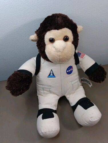 Monkey Astronaut Kennedy Space Center Plush Stuffed Animal 12" NO HELMET - Picture 2 of 11