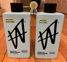 W Wave Breaker by Jake Paul Body Wash 2 In 1 Shampoo Conditioner Set of 2