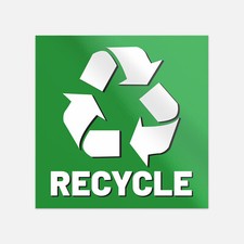 Recycling Stickers For Trash Can Vinyl Sticker Decal