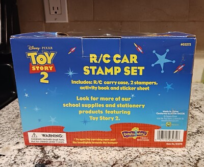 Vintage 1999 Disney Pixar Toy Story 2 RC Car Stamp Set Woody Buzz