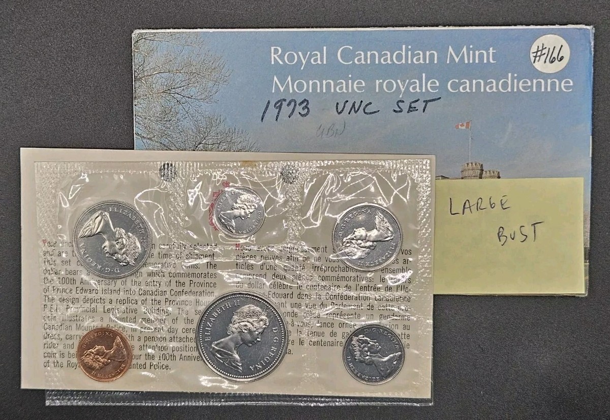 1973 Canada Proof-Like Mint Set w/ Large Bust Quarter in OGP