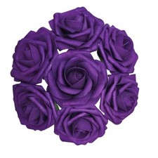 1-200 Artificial Foam Roses Flowers Wedding Bride Bouquet Flowers Home Decor UK