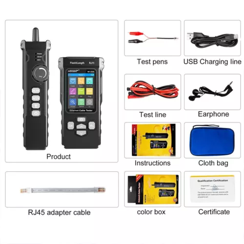 Network Cable Tester 、PING test/IP scan/network port speed Cable Tracker tool - Picture 8 of 24