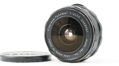 Pentax Fish-eye Takumar 17 mm f/4 MF Fisheye Objektiv M42 Mount Japan #328