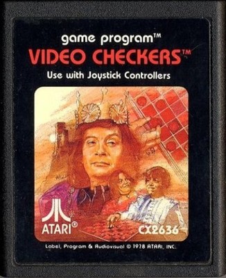 Atari 2600 - Video Checkers #Picturelabel Modul