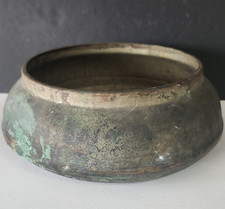 The Pullman Co. Stamped Metal Spitoon Railroad Railroadia 7 1/2" Diam