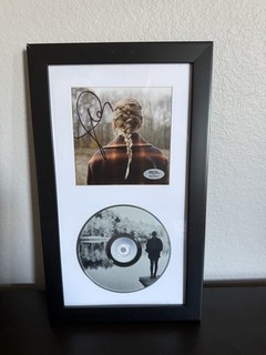 Taylor Swift Evermore Autographed CD Insert PSA DNA Certified