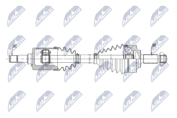 NTY NPW-ME-187 Antriebswelle Vorne FüR MERCEDES-BENZ-image