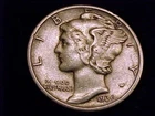 1936-S  Mercury Dime,  Very Fine  Grade