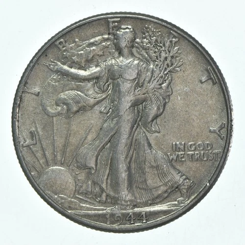 BU 1944 (P) Walking Liberty Half Dollar Uncirculated 90% Silver *3496