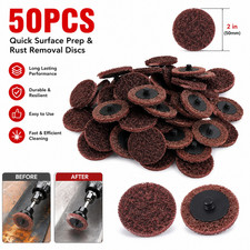 50x 2in Medium Quick Change Surface Conditioning Sanding Disc R-Type Die Grinder