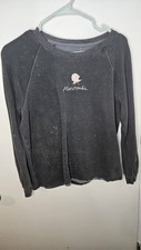 Abercrombie Kids Girls Distressed Grey Crewneck Sweatshirt Size 15/16