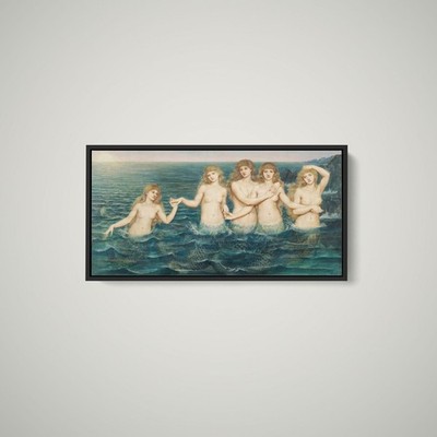 Evelyn De Morgan - The Sea Maidens - Art Print on Paper or Canvas