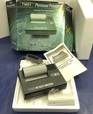 Timex Sinclair 2040 Personal Printer Box vintage computer alphacom 32 manual