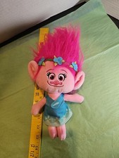 DreamWorks Trolls Poppy Hug 'N 13" inches Plush Doll Pink VGC