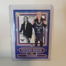 2025 Donruss WNBA Paige Bueckers RC Franchise Features Blue Press Proof Parallel