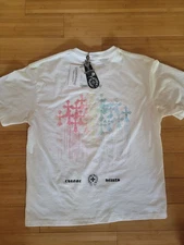 Chrome Hearts Multi-color Rainbow Cross Short Sleeve Shirt 