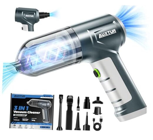 Car Vacuum Portable Cordless Handheld 3 in 1 High Power|15000PA Brushless