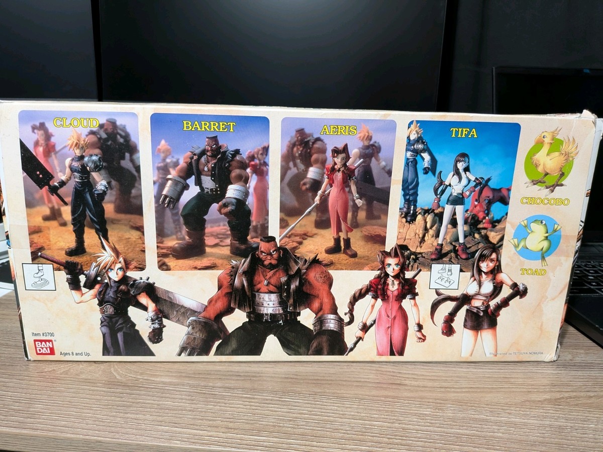 Final Fantasy VII 7 Collectible Edition 6 Figures Pack Bandai 1998