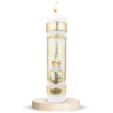 Authenthic Baptism Candle Made by Mexican Artisans at La Villa Guadalupe | ve...