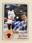 ROD THORN autograph Chicago Bulls MOUNTAINEERS NBA HOF Jordan custom card signed