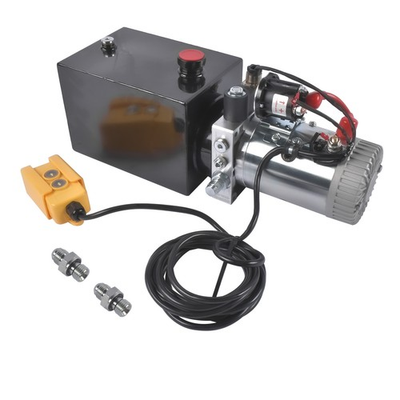 #ad 6 Quart Single Acting Hydraulic Pump Dump Trailer Power Unit 12V DC 3200 PSI NEW $160.00