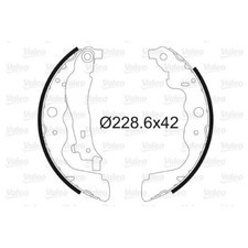 Mâchoire de frein Renault EXPRESS