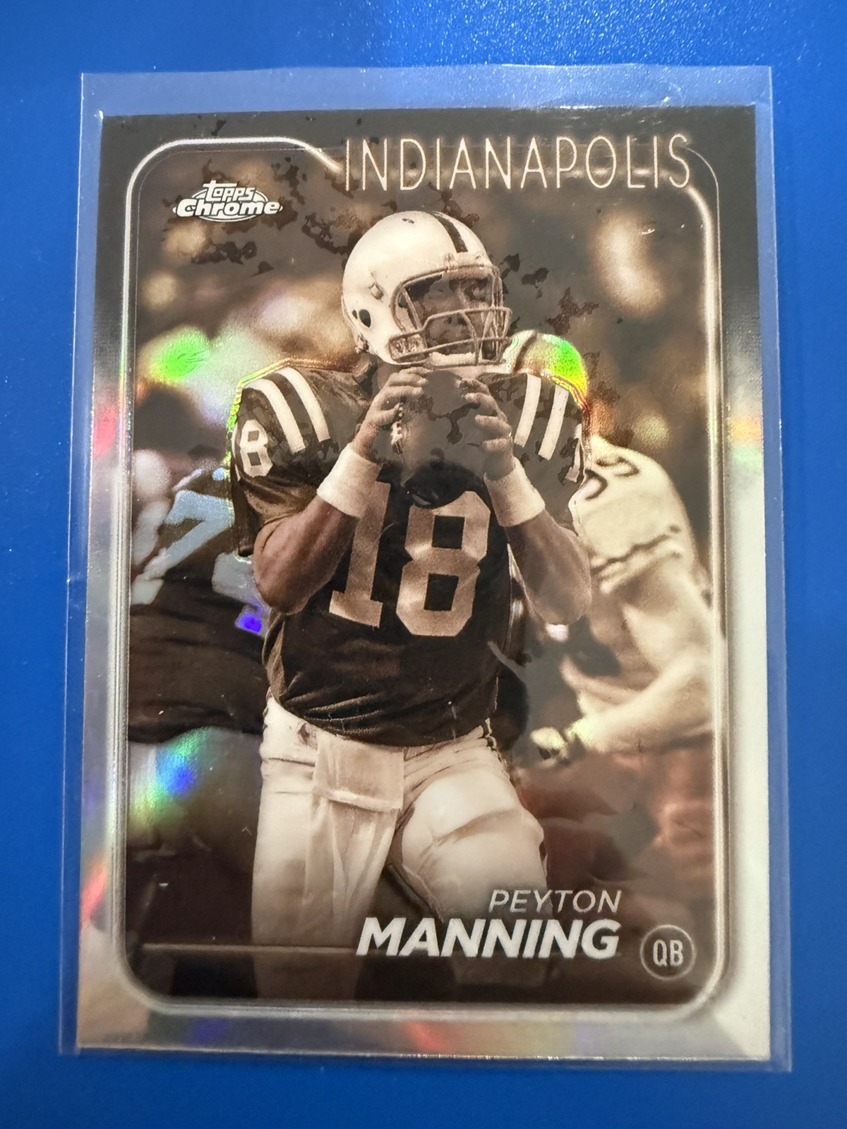 Peyton Manning Sepia Refractor 2024 Topps Chrome #86
