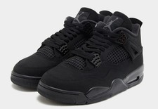 SIZE 13 - NIKE AIR - JORDAN RETRO 4 - BLACK CAT - SHOES - SNEAKERS - FREE S H