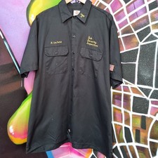 Dickies Black Work Shirt Size XL