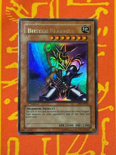 YUGIOH BUSTER BLADER ULTRA RARE 1ST EDITION EXCELLENT PSV-E050 NAME SHIFT ERROR
