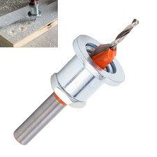 NEW Adjustable Depth Wood Countersink Bit Set For Flat Screws