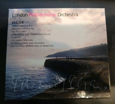 Elgar Symphonies 1 & 2 Enigma Variations Sea Pictures London PO 5 CD Box Set