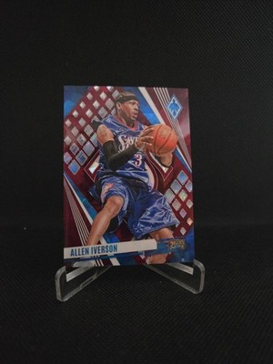 Allen Iverson 2023-24 Panini ' Red Cracked Ice ' #erd 178/275 Parallel #8