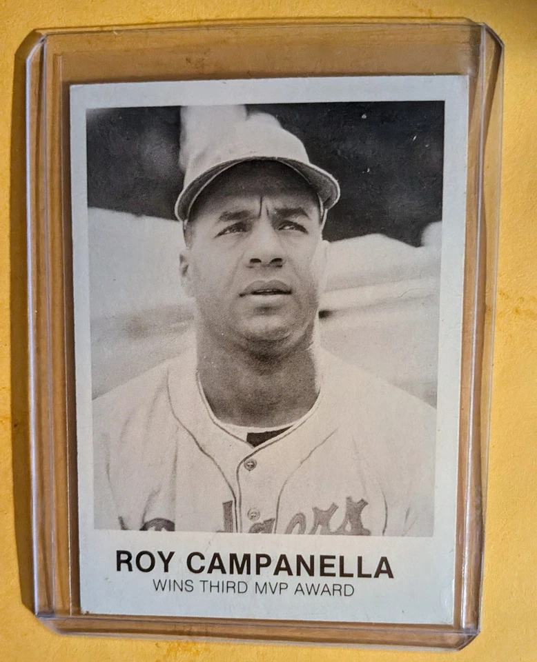 FOTO ASSINADA POR DODGERS ROY CAMPANELLA 5 por 3 polegadas    - Imagem 4 de 4