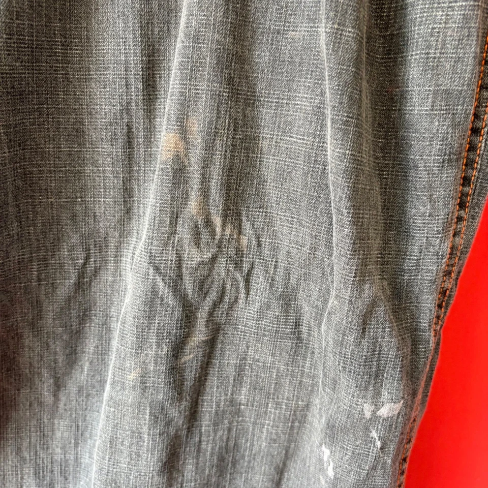 Vintage RED APE DENIM COMPANY Y2K Men's Grey Wash Jeans Size 44x33 Embroidered - Image 3 of 4