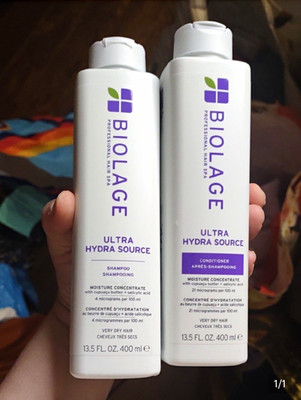 Biolage Ultra HydraSource Shampoo & Conditioner Set Moisturizing 13.5 fl oz